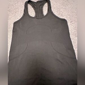 Black lululemon swiftly tank